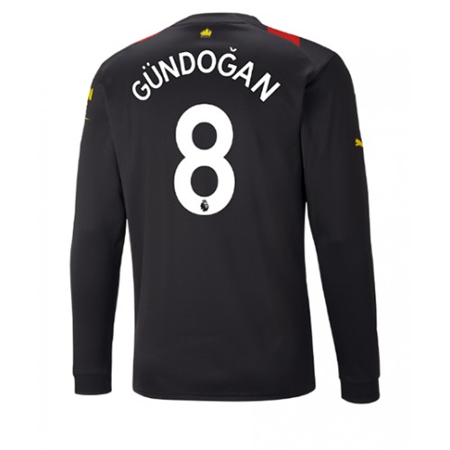 Manchester City Ilkay Gundogan #8 Bortedrakt 2022-23 Langermet Manchester City Ilkay Gundogan #8 Bortedrakt 2022-23 Langermet